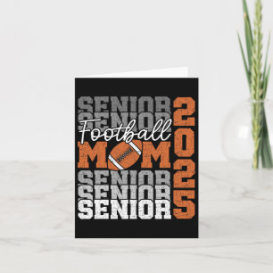 Senior Mom 2025 Voetbal CL van 2025 Grappig Afstud Kaart