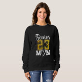 Senior Mom 23 Hat Tassel Graduation Funny Class of Trui (Voorkant volledig)