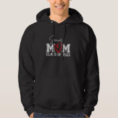 Senior Mom 25 van een klas van 2025 Afstuderen Mom Hoodie (Voorkant)