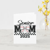 Senior Mom Bysebyll 2025 CL van 2025 Afstuderen 1 Kaart (Gele Bloem)
