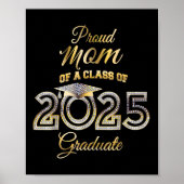 Senior Mom CL van 2025 Trotse moeder van Afstudere Poster (Voorkant)