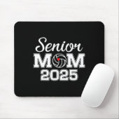 Senior Mom CL van 2025 Volleybal Mom Afstuderen SE Muismat (Met muis)
