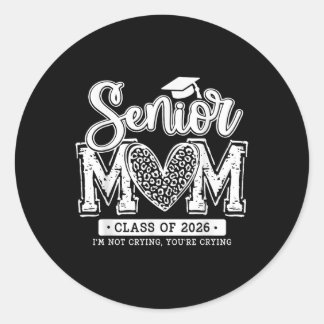Senior Mom CL van 2026 Senior Mama 2026 Afstuderen Ronde Sticker