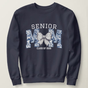 Senior Mom Volleybal boog bloemig Trui