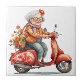 Senior Moment Keramische Tegel Tegeltje (Voorkant)