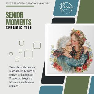 Senior momenten Moederdag / Elke dag keramische Te Tegeltje