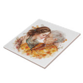 Senior momenten Moederdag / Elke dag keramische Te Tegeltje (Zijkant)