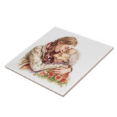 Senior momenten Moederdag / Elke dag keramische Te Tegeltje (Zijkant)