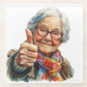 Senior Moments Glass Onderzetter (Voorkant)