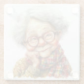 Senior Moments Glass Onderzetter (Achterkant)