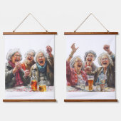 Senior Moments Hout Topped Wandtapijt Hangend Wandkleed (Dubbel)