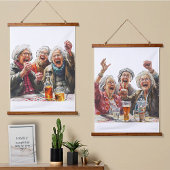 Senior Moments Hout Topped Wandtapijt Hangend Wandkleed