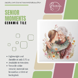 Senior Moments Moederdag / Elke Dag Keramische Teg Tegeltje