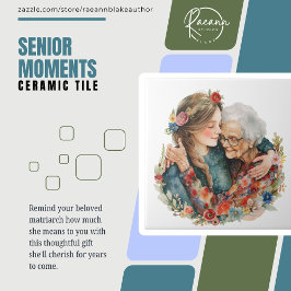 Senior Moments Moederdag / Elke Dag Keramische Teg Tegeltje