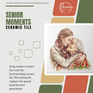 Senior Moments Moederdag / Elke Dag Keramische Teg Tegeltje