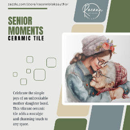 Senior Moments Moederdag / Elke Dag Keramische Teg Tegeltje