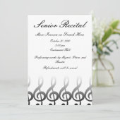 Senior Music Overweging Kaart (Staand voorkant)