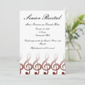 Senior Music Overweging Kaart (Staand voorkant)