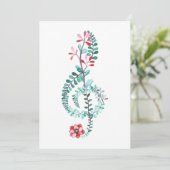 Senior Music Overweging Kaart (Staand voorkant)