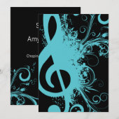 Senior Music Overweging Kaart (Voorkant / Achterkant)