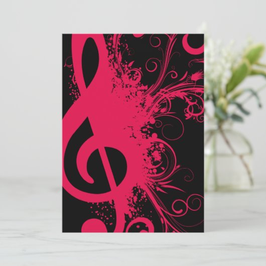 Senior Music Overweging Kaart (Staand voorkant)