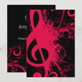 Senior Music Overweging Kaart (Voorkant / Achterkant)