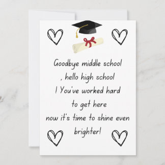 Senior nacht geschenken 8e klas feestdagenkaart