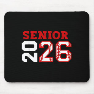 Senior nachtklas van 2026 honkbalseniors muismat