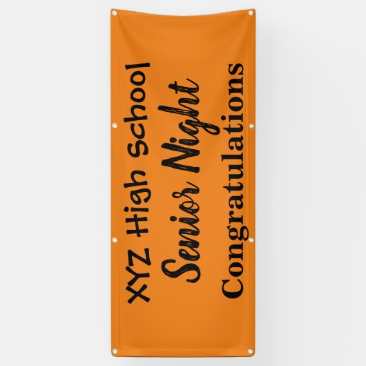 Senior Night Banner (Verticaal)