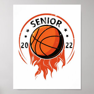 Senior Night Basketball 2022 Senior Poster