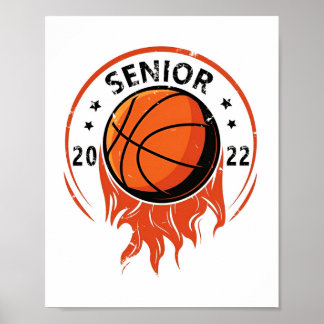 Senior Night Basketball 2022 Senior Poster