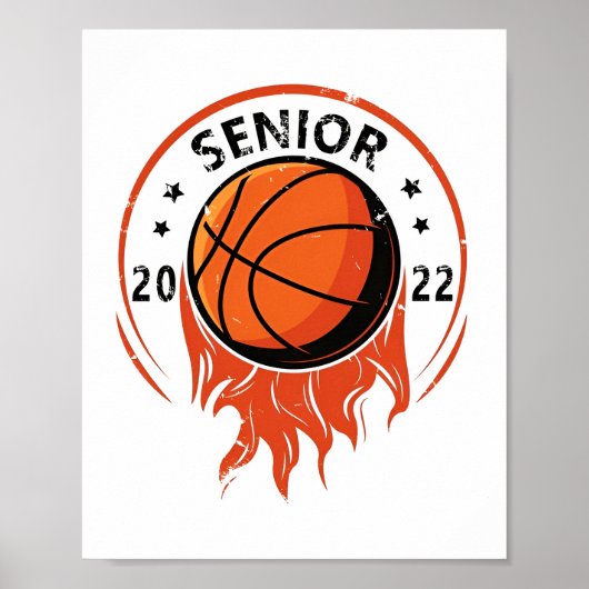 Senior Night Basketball 2022 Senior Poster (Voorkant)
