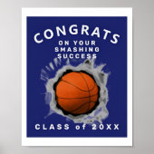 Senior Night Basketball Class of 2022 Poster (Voorkant)