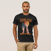 Senior night basketball gift t-shirt (Voorkant volledig)