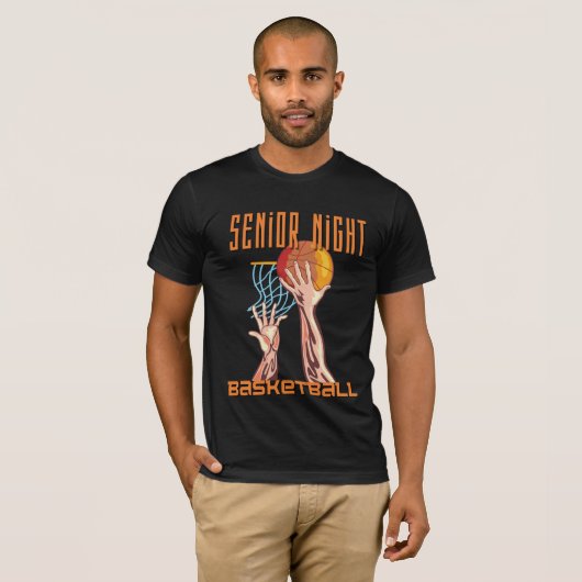 Senior night basketball gift t-shirt (Voorkant volledig)