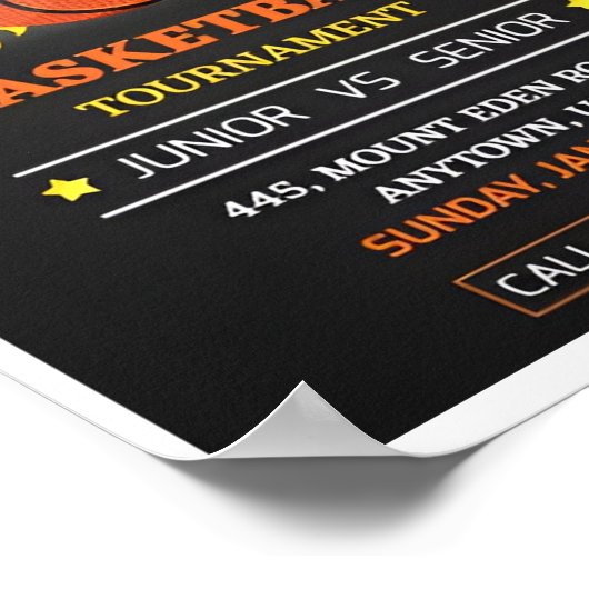 Senior Night Basketball Posters (Hoek)