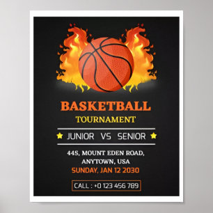 Senior Night Basketball Posters