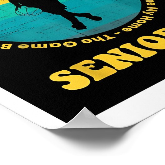 Senior Night Basketball Senior Poster (Hoek)