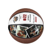 Senior Night Herdenkingsfoto en naam Basketbal (Voorkant)