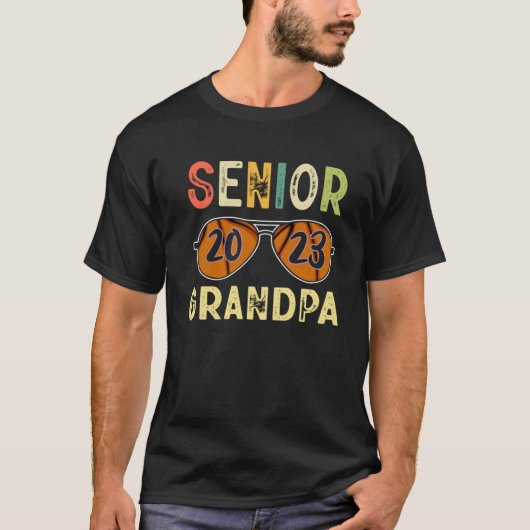 Senior Opa 2023 Cool Trots Basketbal Senior G T-shirt (Voorkant)