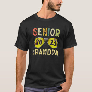 Senior Opa 2023 Cool Trots Softbal Senior Gra T-shirt