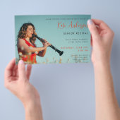 Senior Overweging Fotosjabloon Concertpromotie Flyer (Hand)