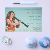 Senior Overweging Fotosjabloon Concertpromotie Flyer (Enkel)