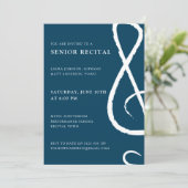 Senior Overweging Treble Clef Concert Modern Kaart (Staand voorkant)