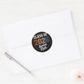 Senior papa Cl van 2026 afstuderen 2026 afgestudee Ronde Sticker (Envelop)