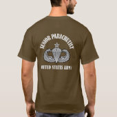 Senior Parachutist Badge T-shirt (Achterkant)