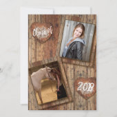 Senior Photo Afstuderen - Barnwood Kaart (Voorkant)