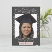 Senior Portrait Fotograaf Partij nodigt uit Kaart (Staand voorkant)