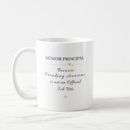 Senior Principal Office Quote Koffiemok (Links)