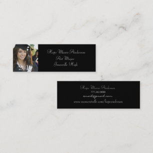 Senior profielkaart met uw foto's contactkaartje